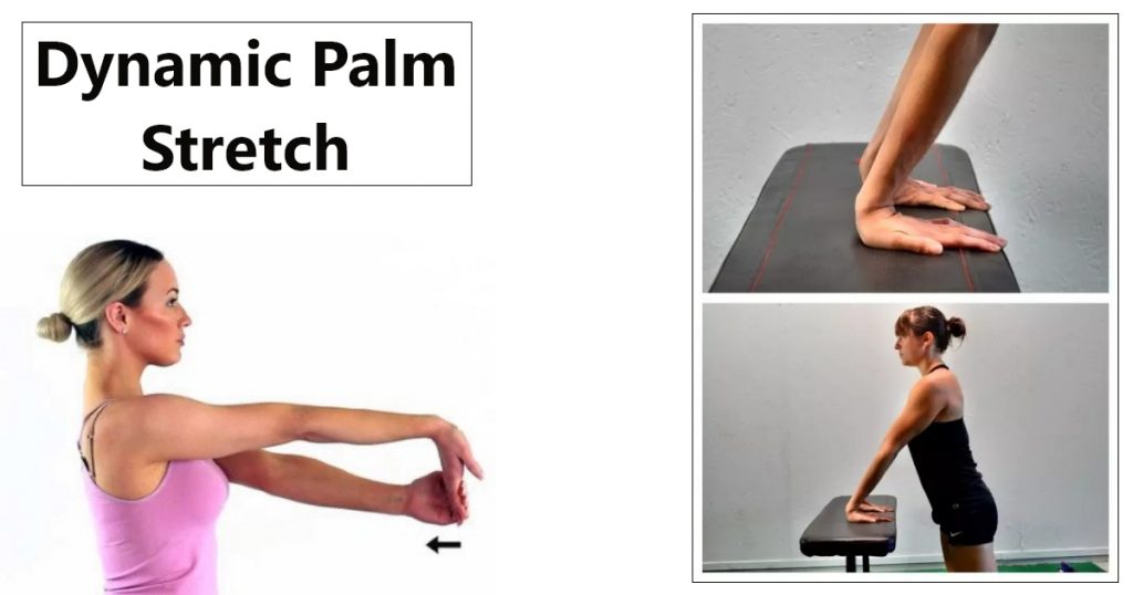 Daily stretching benefits of palm stretch
