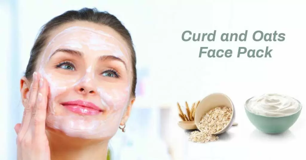 Curd And Oats Face Pack