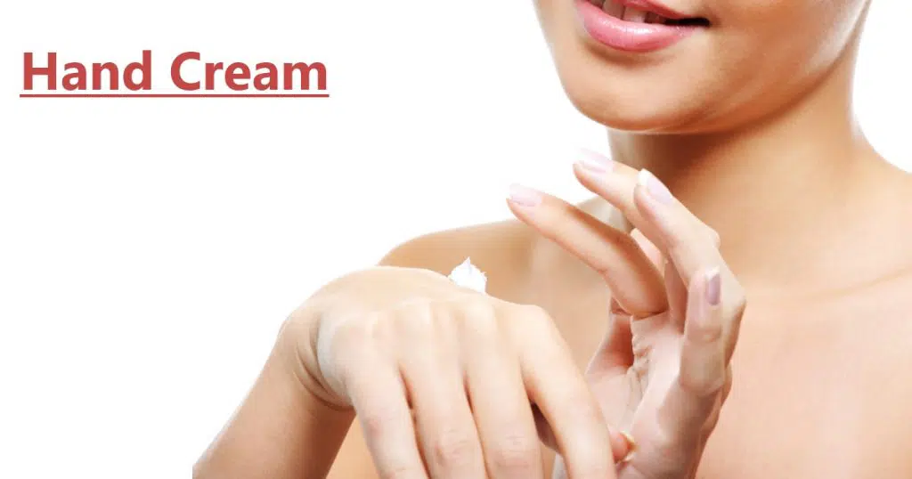 Handcream in winter