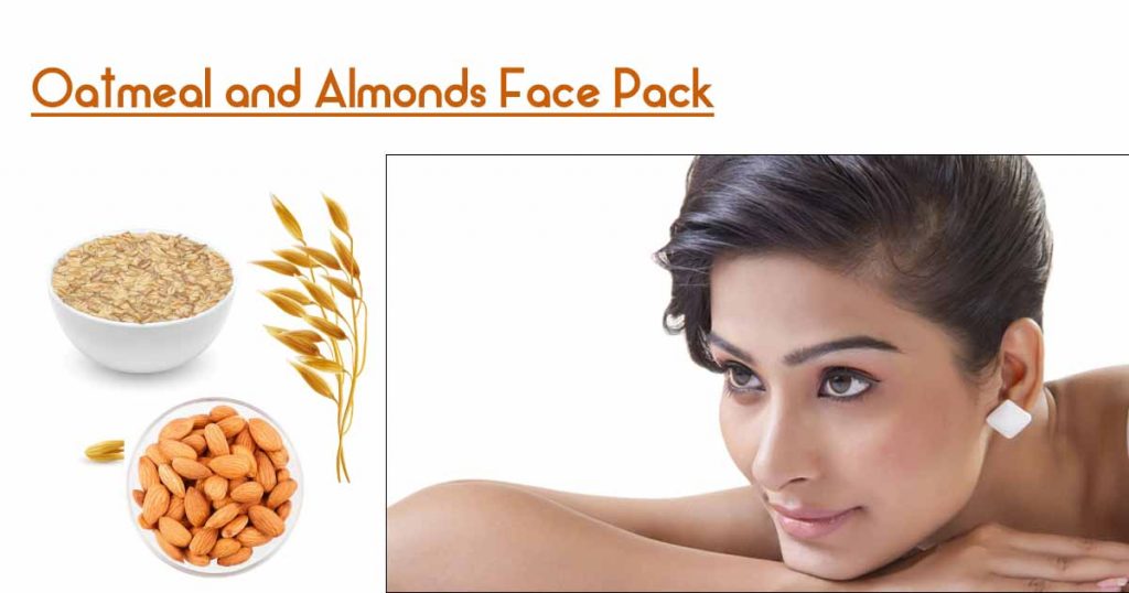 almonds and oats face pack