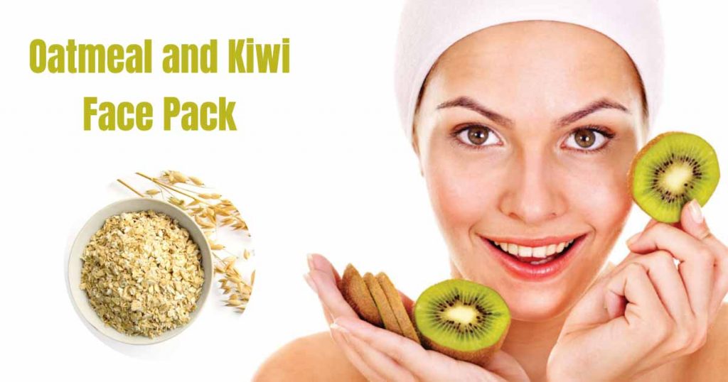oats and kiwi facepack