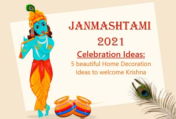 Janmashtami celebration 2022: 5 beautiful Ideas for Janmashtami decoration at home to welcome Krishna
