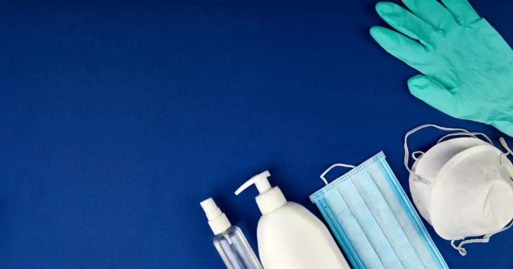Sanitizer and mask
