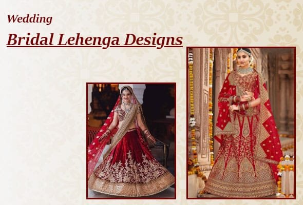 wedding bridal lehenga designs